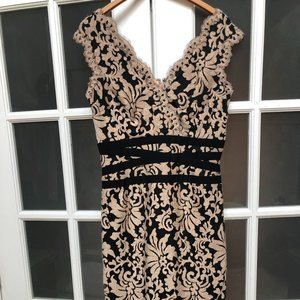 Tadashi Shoji Cocktail Dress (Black / Gold)
